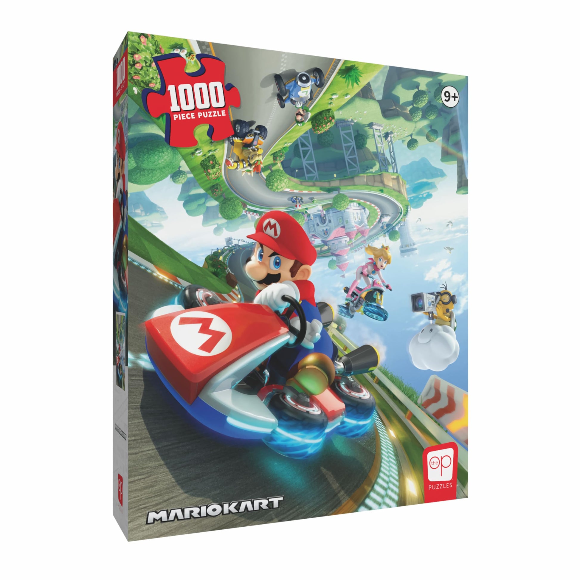 Mario Kart “Anti-Gravity” 1,000 Piece Jigsaw Puzzle, Dimensions 19” x 27”, Collectible Puzzle Artwork Featuring Mario, Luigi, Bowser, Princess Peach