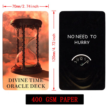 soulme Time Oracle Cards DeckTime Oracle Cards Deck, Divine Timing Oracle Cards, Oracle Cards for Beginners