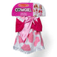 Melissa & Doug Cowgirl Role Play Costume Set (5pcs) - Skirt, Hat, Vest, Badge, Scarf