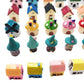 Anrher 30pcs Mini House Resin Decoration Sets for Doll House Pretend Game Toys DIY Garden Birthday Party