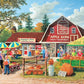SUNSOUT INC - Harvest Market - 300 pc Jigsaw Puzzle by Artist: Ken Zylla - Finished Size 16" x 26" - MPN# 39974