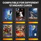 200 Card Sleeves Top Loaders for Cards Included 96 Pockets Top Loader Binder, 3" x 4" Baseball Card Protector Hard Plastic Card Holder for Sports