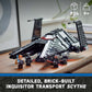 LEGO Star Wars Inquisitor Transport Scythe 75336 Buildable Toy Starship, OBI-Wan Kenobi Set, Ben Kenobi Minifigure with Blue and Double-Bladed Red