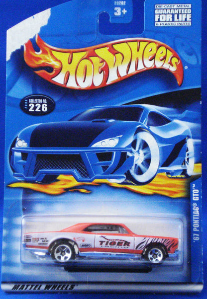 Hot Wheels '67 PONTIAC GTO ORANGE 2000 Basic Car 1:64 Scale Series Collector #226