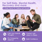 ASKMEANYTHING Recovery Pack Card Game - 100 Cards for Self-Improvement, Coping Skills, and Group Therapy