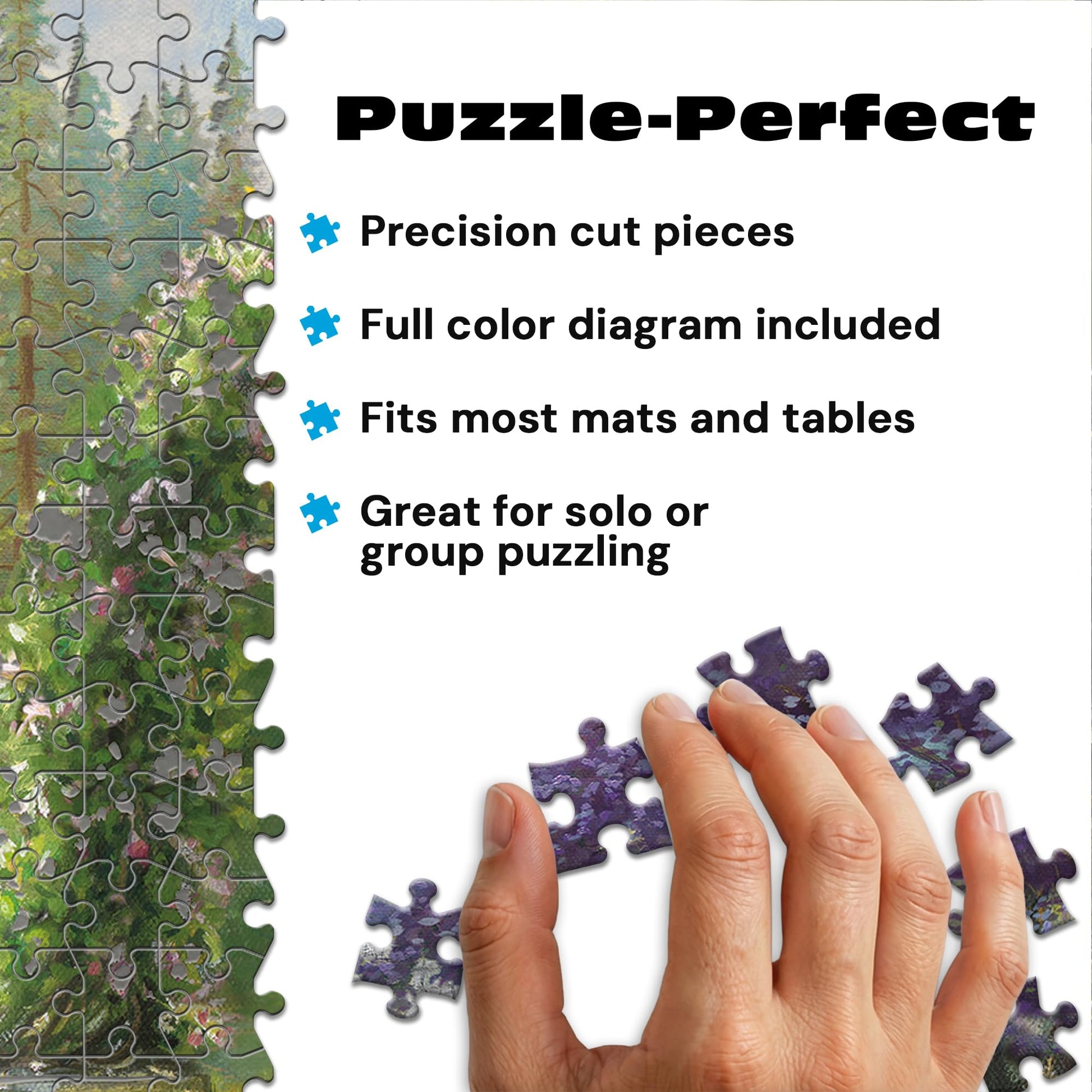 Buffalo Games Thomas Kinkade Hummingbird Cottage 1000 Piece Jigsaw Puzzles