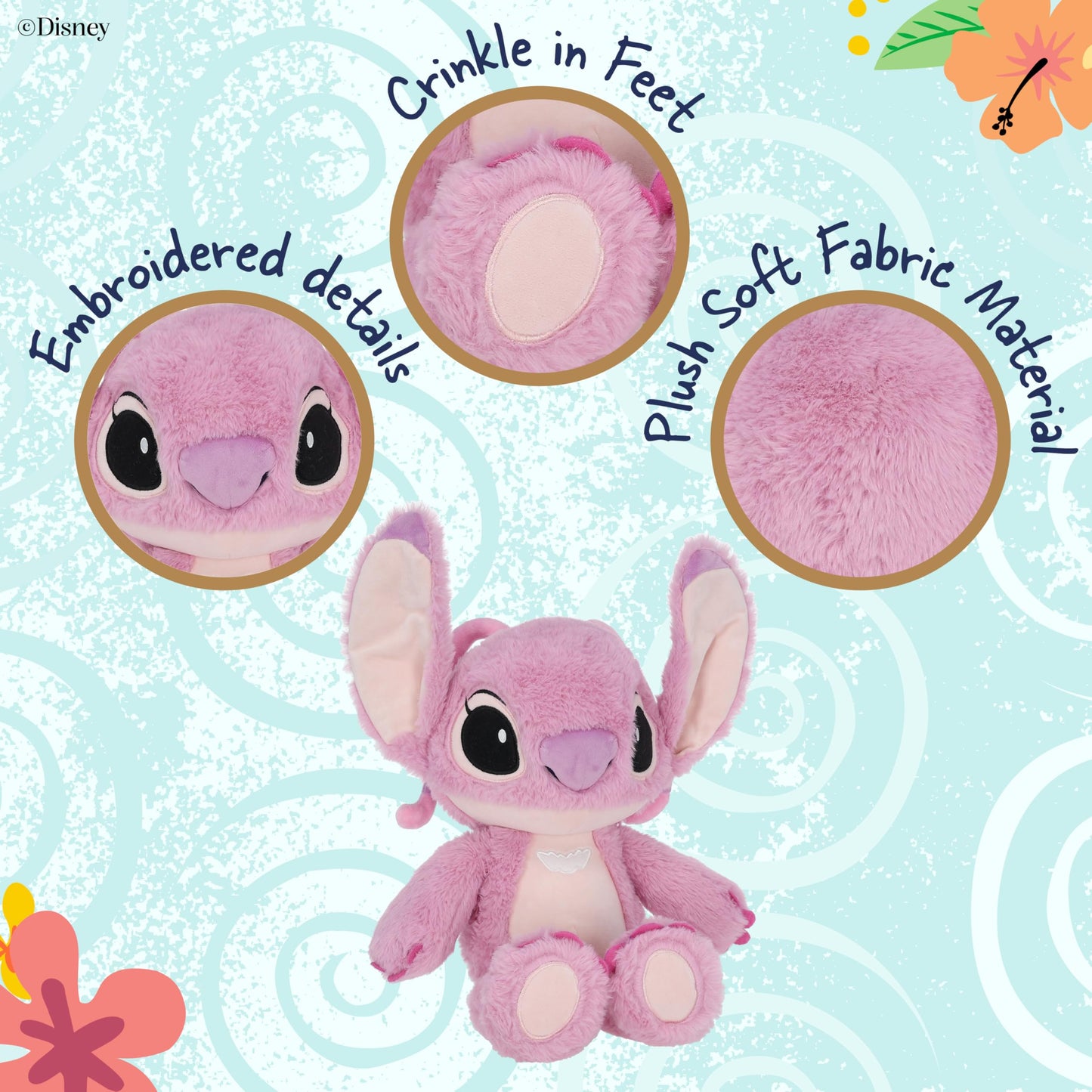 Disney Baby Angel Stuffed Animal Plush Toy, 25 Inches