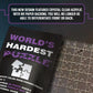 World's Hardest Puzzle ® - Clear Impossible Puzzle for Adults - Funny, Difficult, & Challenging - Hard Acrylic w/False Edges & Corners - Free Mat +