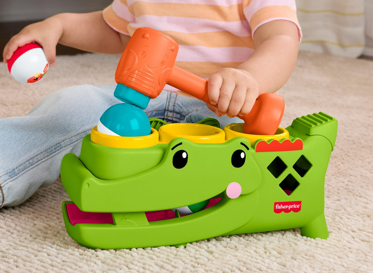 Fisher-Price Sit & Tap Rolligator, Baby Toy