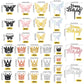 44 PCS Grown Cake Decorations 16 PCS Mini Crowns with 24 PCS Butterfly Wall Decors and 4 PCS Birthday Insert Cards for Women Girl Crown Birthday Party
