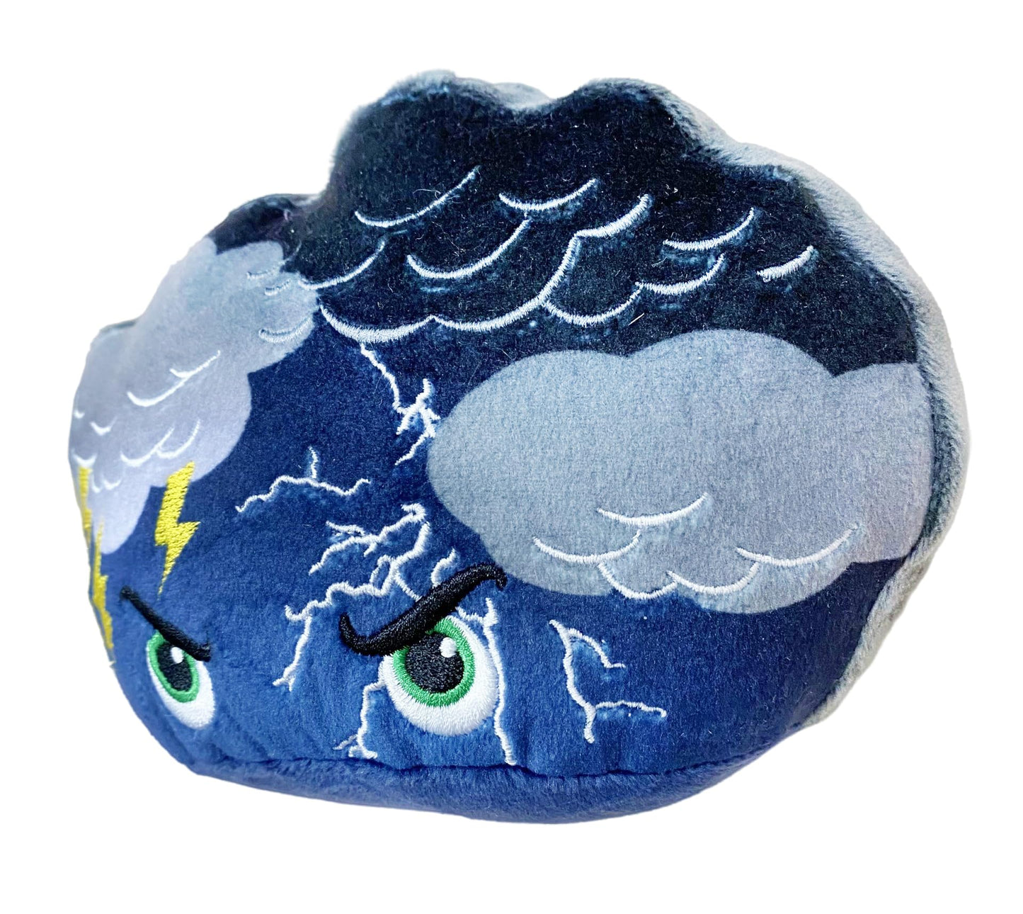 Thunderheads Thunderstorm Plush, Weather-Inspired Educational Soft Collectible with Fact Card for Exploring Earth Science, Gift for Nature Lovers