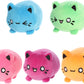 Aurora® Enchanting Tasty Peach® Meowchi Surprise Plush Stuffed Animal - Bright & Colorful Design - Showpiece Plush - Multicolor 3.5 Inches - Blind Box