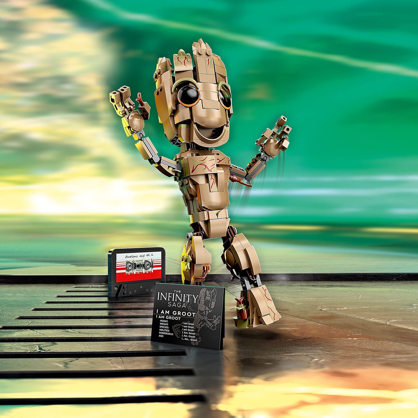 Lego Marvel I am Groot 76217 Building Toy Set - Action Figure from The Guardians of The Galaxy Movies, Baby Groot Model for Play and Display, Great