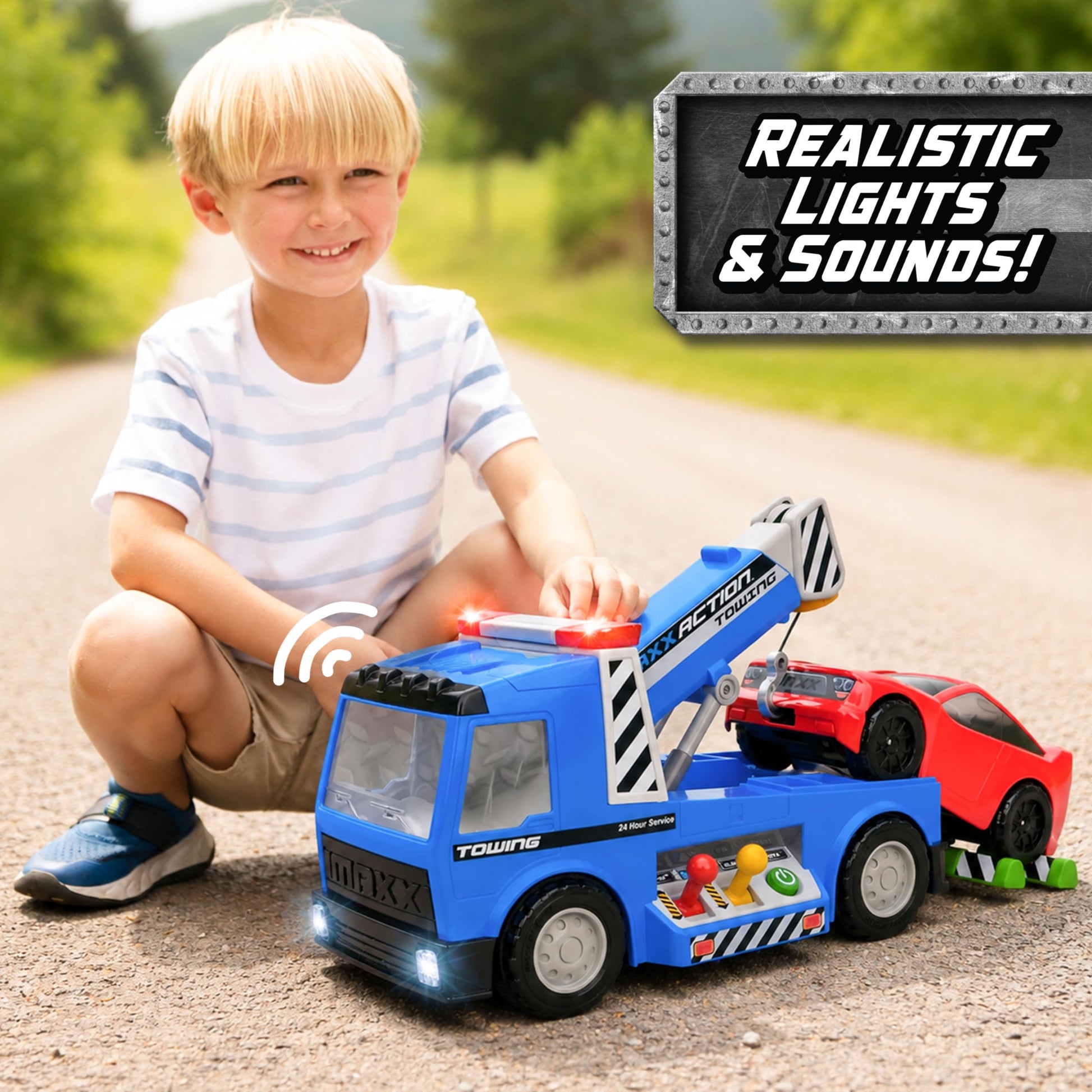 Maxx Action Mega Motorized Wrecker