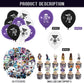 Undertale Party Decorations - Birthday Supplies with Banner, Cake Topper, 12 Cupcake Toppers, 18 Balloons, 50 Stickers