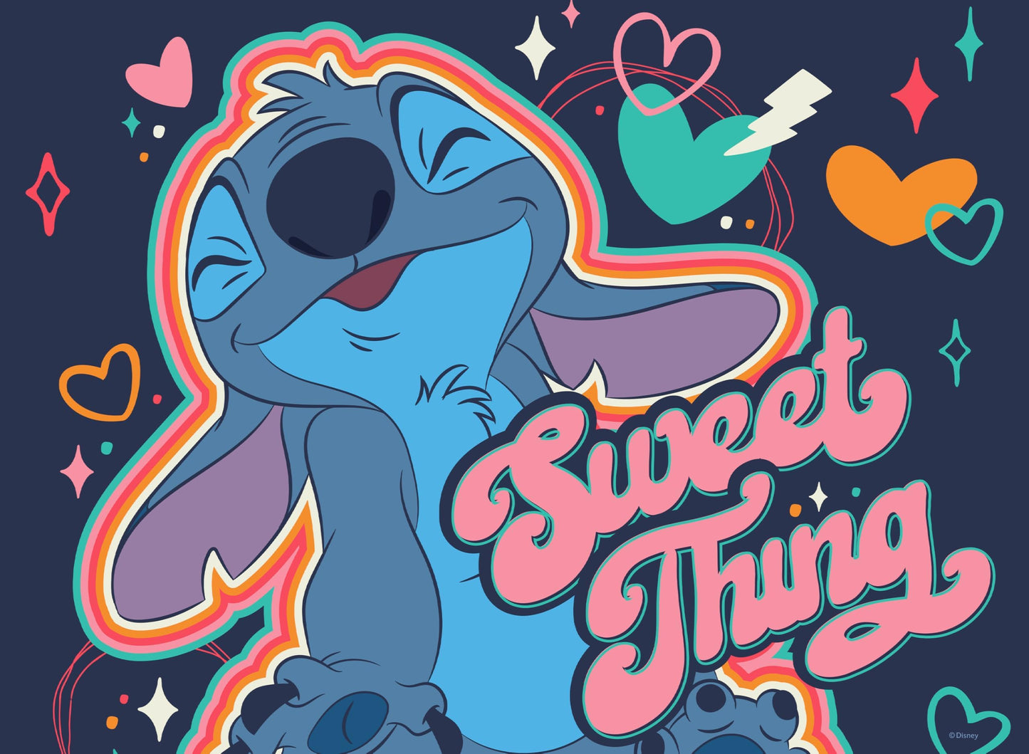 Ceaco - Disney Stitch Sweet Thing Glow - 100 Piece Puzzle for Kids Ages 6-8