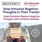 Redirect Flashcards - Challenge Negative Thinking | Transform Automatic Negative Thoughts (Ants) to Positive Affirmations | Used for Personal Growth