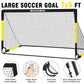 Kids Soccer Goal for Backyard Set - 2 Set of 7X5 / 6X4 ft Soccer Nets