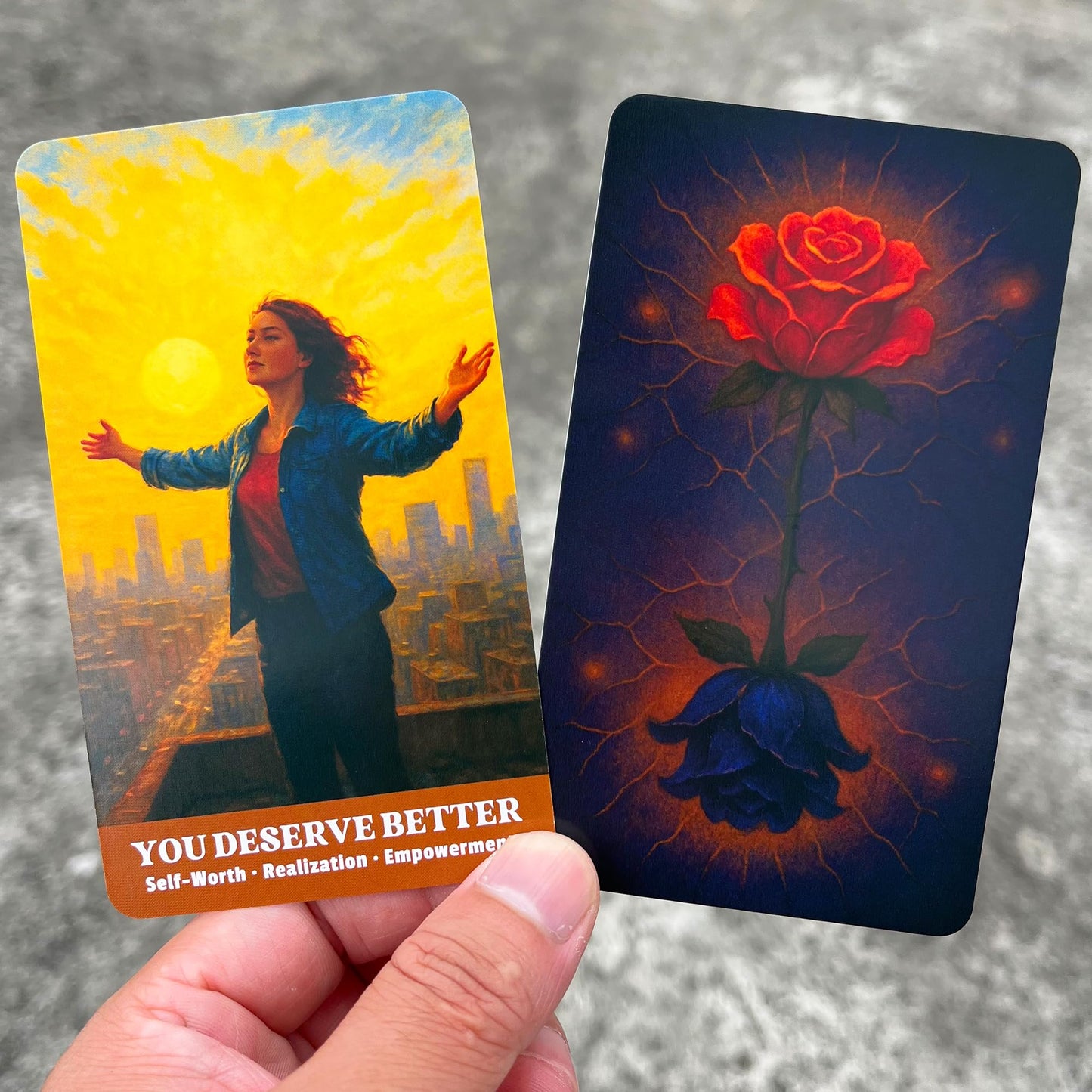 Messy Truth Oracle, Oracle Cards for Beginners, 54 Cards Deck for Love Relationship Clarity, Emotional Healing and No-Contact Reflection