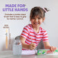 Honeysticks Non-Toxic Watercolor Paint Set for Kids and Toddlers - 8 Vibrant and Long Lasting Colors with Brush - Natural and Food Grade Ingredients