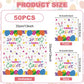 50 Pcs Happy Easter Napkins Disposable, 13 Inch Spring Bunny Napkins, 3-Ply Cute Easter Eggs Rabbit Flower Dinner Cocktail Paper Towels for Easters