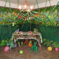 Crepe Paper Streamers 9 Rolls 738 ft Crepe Paper Decorations for Dinosaur Birthday Party, Natural Theme or Green Party(Jungle Green Combo)