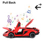 Toy Cars for Kids Ages 3-12 Diecast Metal Model Car with Light and Sound Pull Back Toy Car for Boys Age 3 + Year Old (Red)