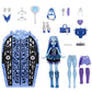 Monster High Skulltimate Secrets Doll & Accessories Set, Monster Mysteries Abbey Bominable with Dress-Up Closet & 19+ Surprises Including Clothes