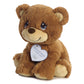 Aurora® Inspirational Precious Moments™ Charlie Bear Stuffed Animal - Cherished Memories - Enduring Comfort - Brown 8.5 Inches