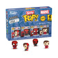 Funko Pop! Bitty: Bitty Pop! 4PK - Peter Parker/Spider-Man, Superior SM, Spider-Man, and Mystery Chase Figure - 0.9 Inch (2.2 Cm) - Marvel Comics