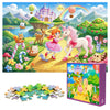HomeWorthy Puzzles for Kids Ages 4-8 Kids Jigsaw Puzzles 72 Piece Toddler Princess Puzzle Unicorn Jigsaw Puzzle with Thick Pieces and Sturdy Box