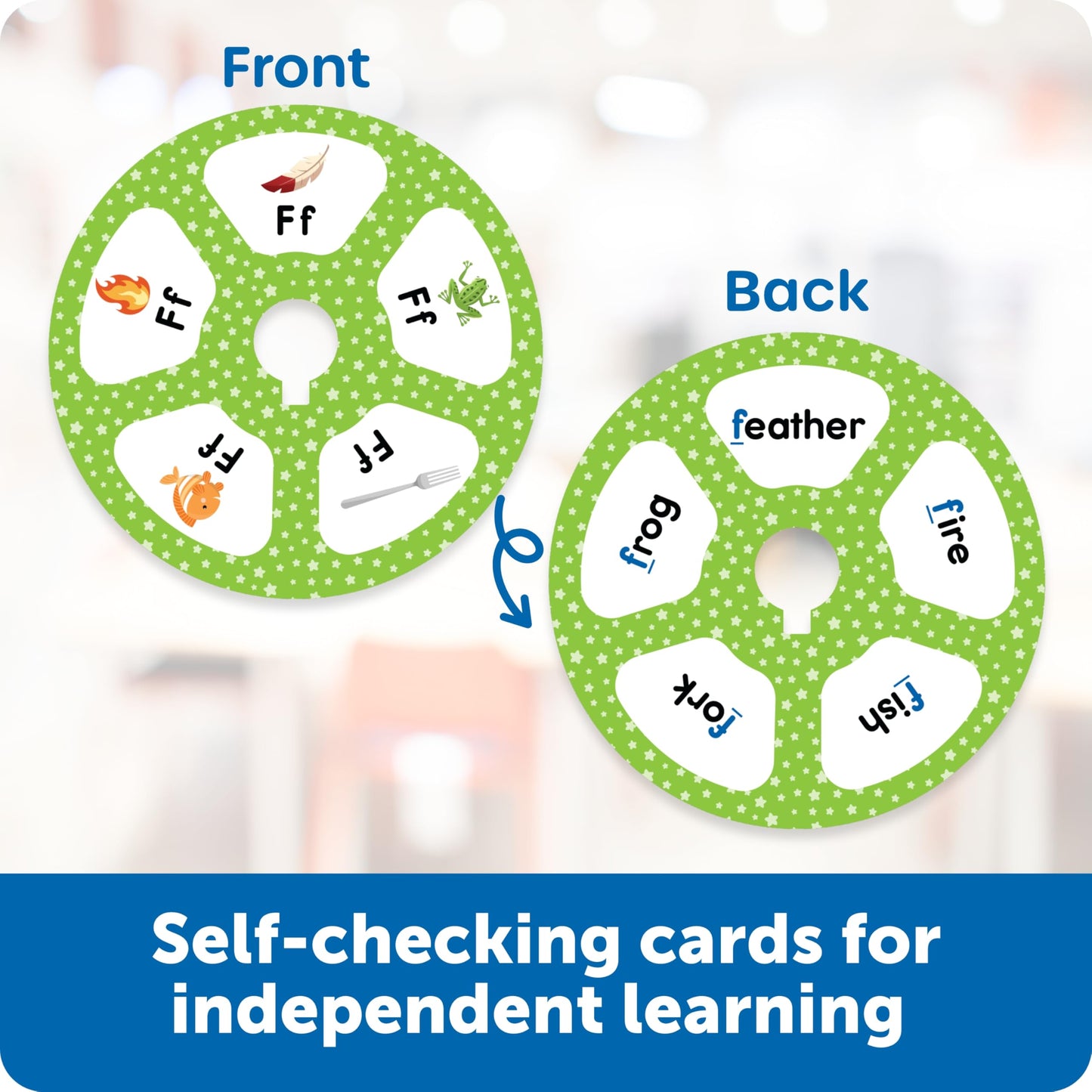 Learning Resources Skill Builders Letter Quiz Wheel