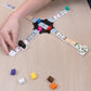 Sunny Days Entertainment Elbow Room Games Mexican Train Dominoes Set - Double 12 Color Dot Dominos Game with Tin Case & Hub for Family Fun