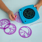 Spirograph Doodle Pad- Arts and Crafts, Scratch Art, LCD Writing Tablet for Kids, Kids Toys, Art Supplies, Drawing Kit, Spiral Art, Double-Sides