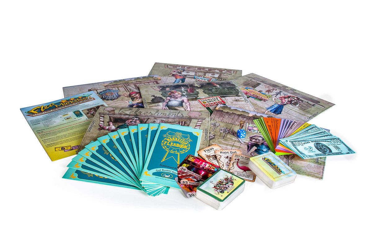 Gut Bustin' Games Flea Marketeers Board Game