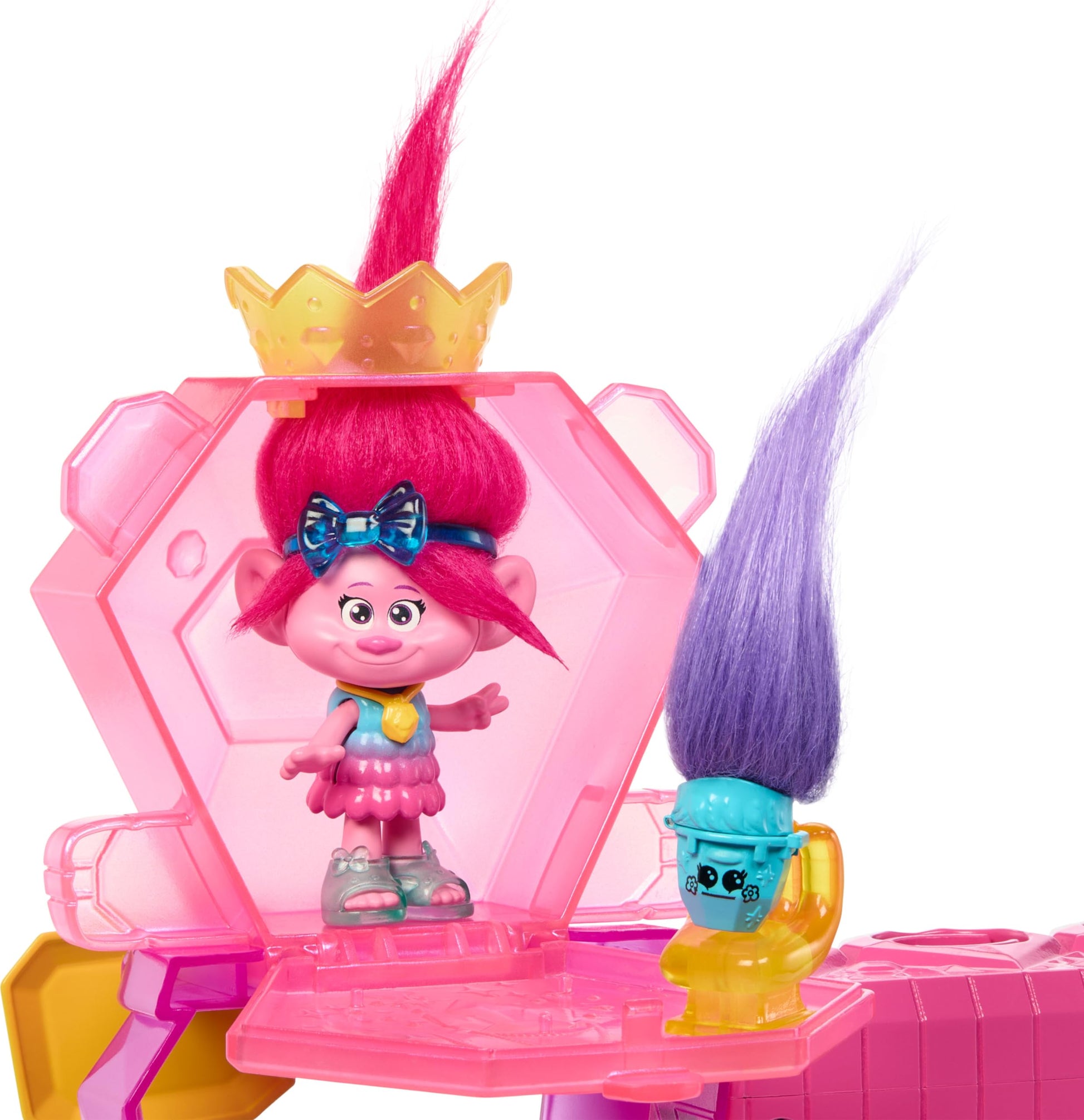 Mattel France Club de Cristal Trolls Set