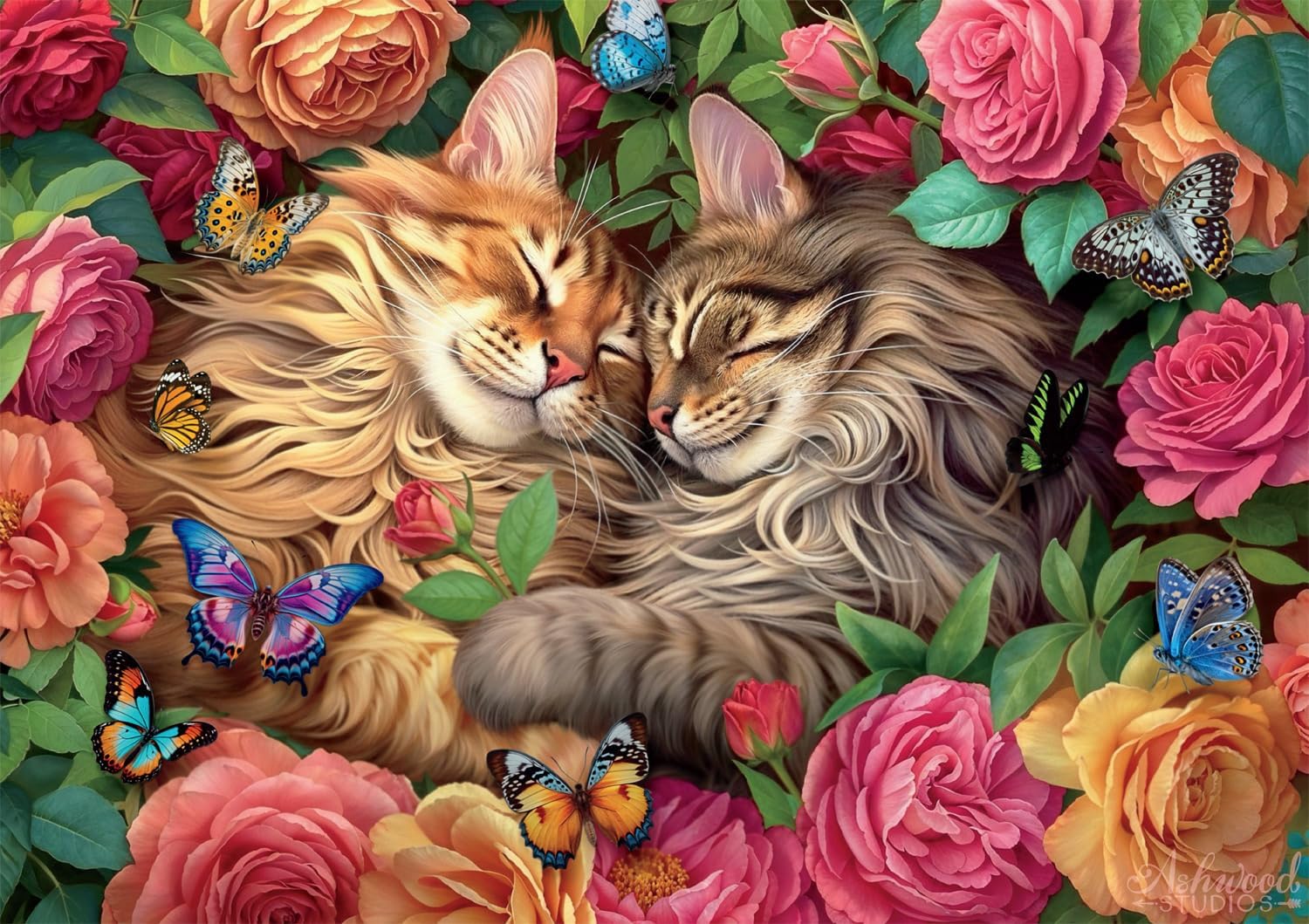 Buffalo Games - Cats in Love - 500 Piece Jigsaw Puzzle for Adults