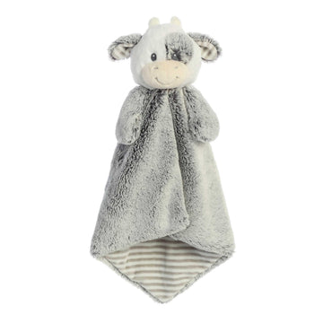ebba Aurora® Snuggly Cuddlers Luvster™ Coby Cow Baby Stuffed Animal - A Perfect Cuddle Companion for Naps and Bedtime - for Parents, Caregivers,