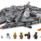 LEGO Star Wars Millennium Falcon 75257 Building Set - Starship Model with Finn, Chewbacca, Lando Calrissian, Boolio, C-3PO, R2-D2, and D-O