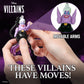 Disney Villains Chibi in Motion 4-Pack Bag Charms with Mystery Figure