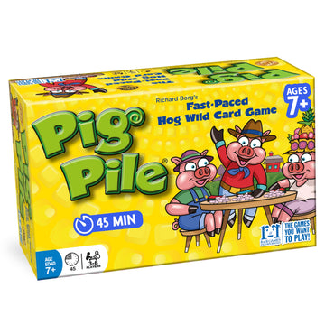 R&R Games Pig Pile Card Game for Kids Ages 7+