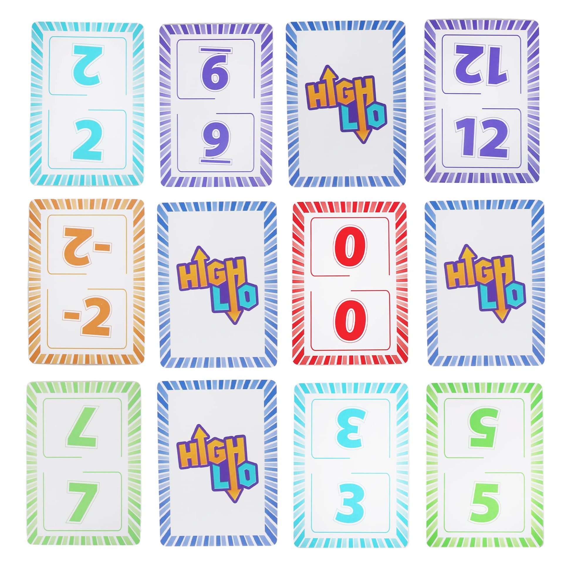 Point Games High-Lo Card Games for Families, Adults & Kids, Family Game Night Fun of Highs & Lows for All Ages, Durable Playing Cards, 2-8 Players