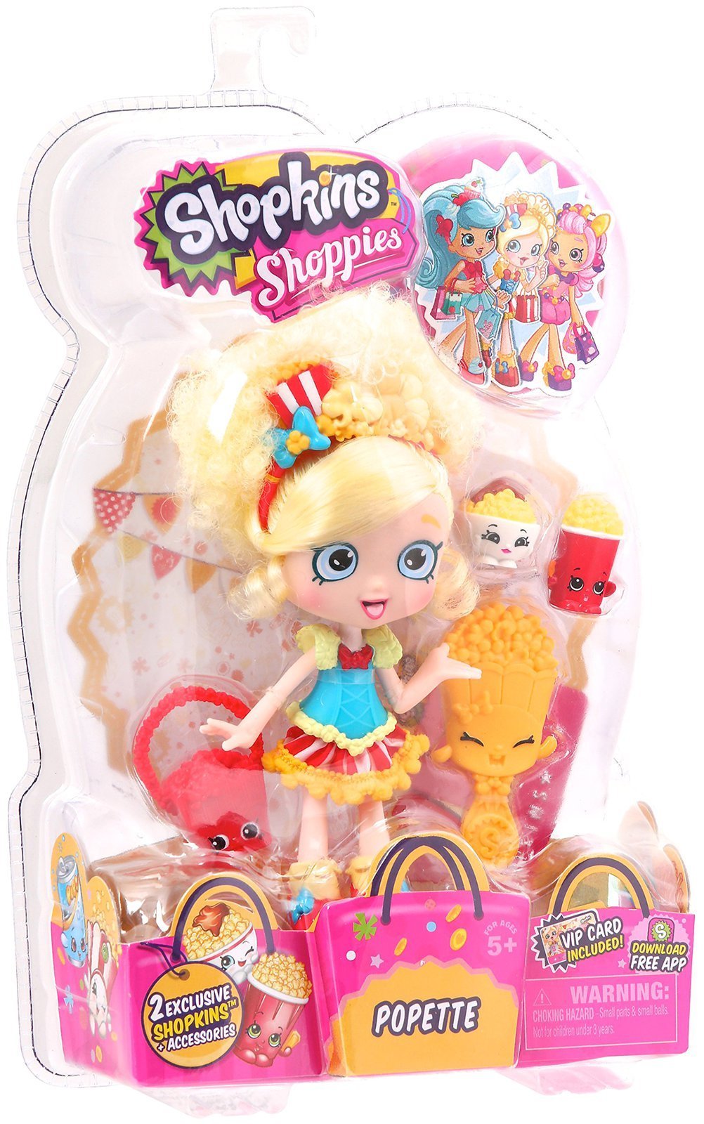 Shopkins Shoppies S1 Doll Pack Popette