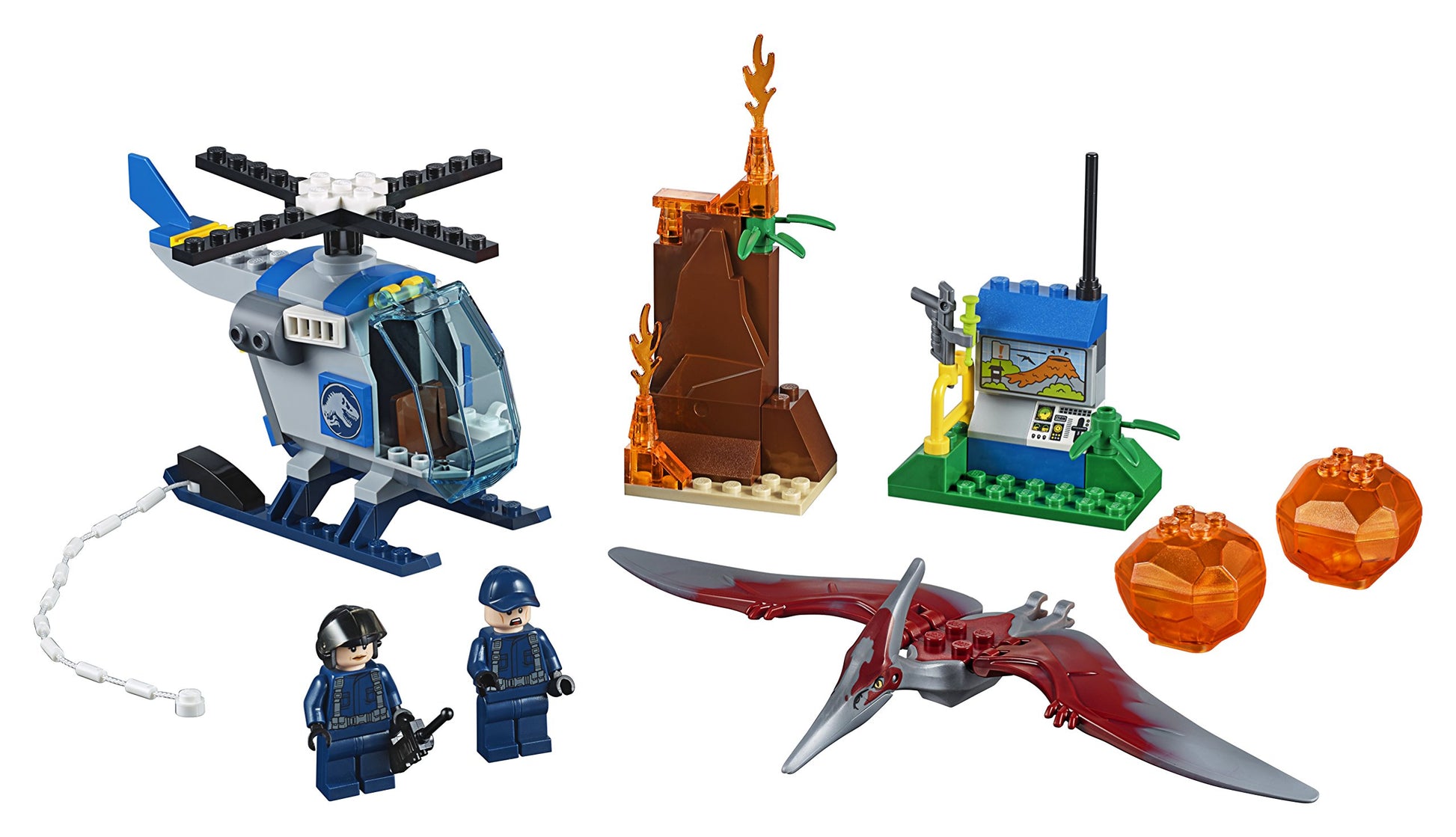 LEGO Juniors/4+ Jurassic World Pteranodon Escape 10756 Building Kit (84 Pieces)