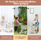 ROBUD Wooden Baby Walker for Girls Boys, Wooden Shopping Cart for Kids Toddlers, Learning Walker Toys for 10 Months 1 Year Old