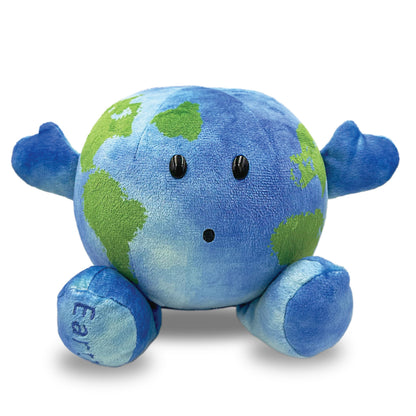 Celestial Buddies Little Earth Buddy | 10" Soft Stuffed Plush, Fun Planet Facts Tag for Kids - STEM Learning Educational Gift, Classroom & Homeschool