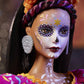 Barbie 2021 Dia De Muertos Doll (11.5-in) Wearing Traditional Embroidered Dress, Flower Crown & Calavera Face Paint, Gift for Collectors