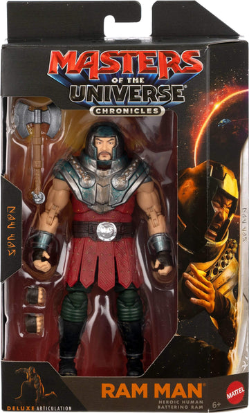 Masters of the Universe Chronicles 6.5-Inch Action Figure, 2026 Movie Accurate Ram Man, Motu Hero with 30 Points Articulation