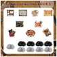 9 PCS Escape Room Honeycomb Centerpieces Table Decorations Escape Room Table Centerpieces for Escape Room Party Supplies Birthday Party Decorations