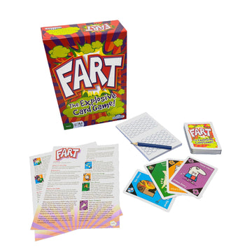 Fart - The Explosive Card Game - Easy to Learn Fast Flatulent Fun, Kids Family & Friends Party Game, Funny Fast Acting, Toilet Humor, Outset Media
